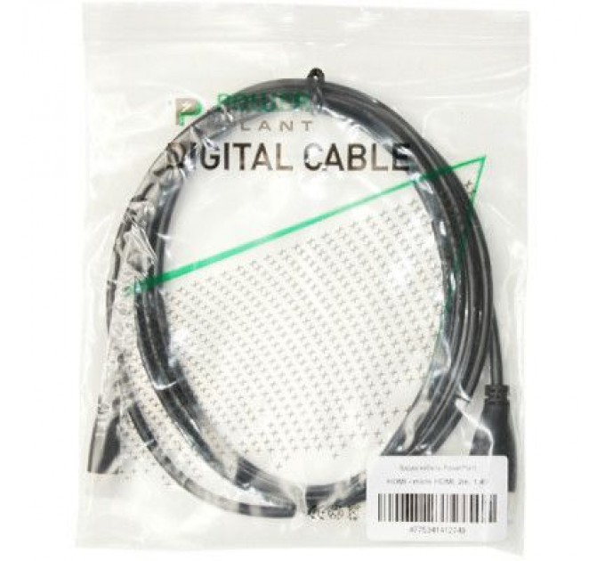 PowerPlant Кабель мультимедійний HDMI A to HDMI D (micro), 2.0m PowerPlant (KD00AS1274)
