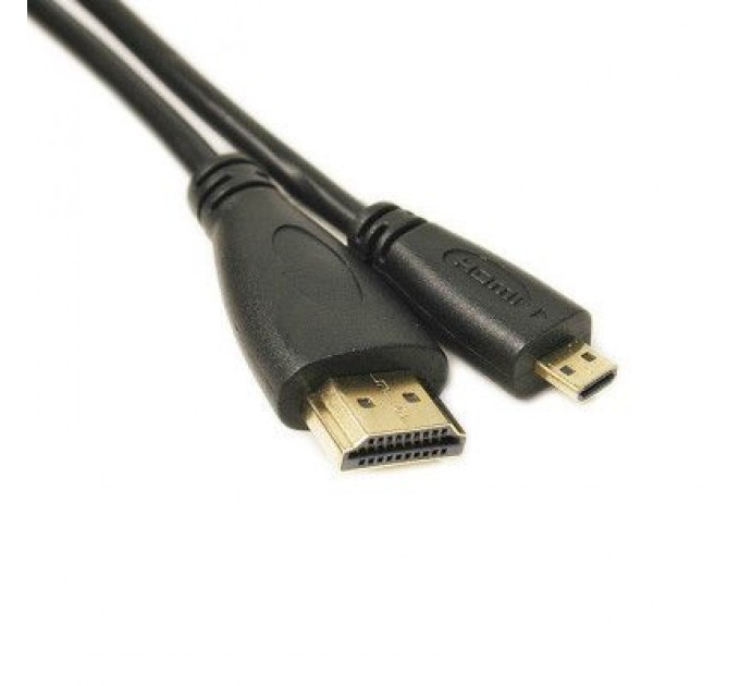 PowerPlant Кабель мультимедійний HDMI A to HDMI D (micro), 2.0m PowerPlant (KD00AS1274)