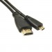 PowerPlant Кабель мультимедійний HDMI A to HDMI D (micro), 2.0m PowerPlant (KD00AS1274)
