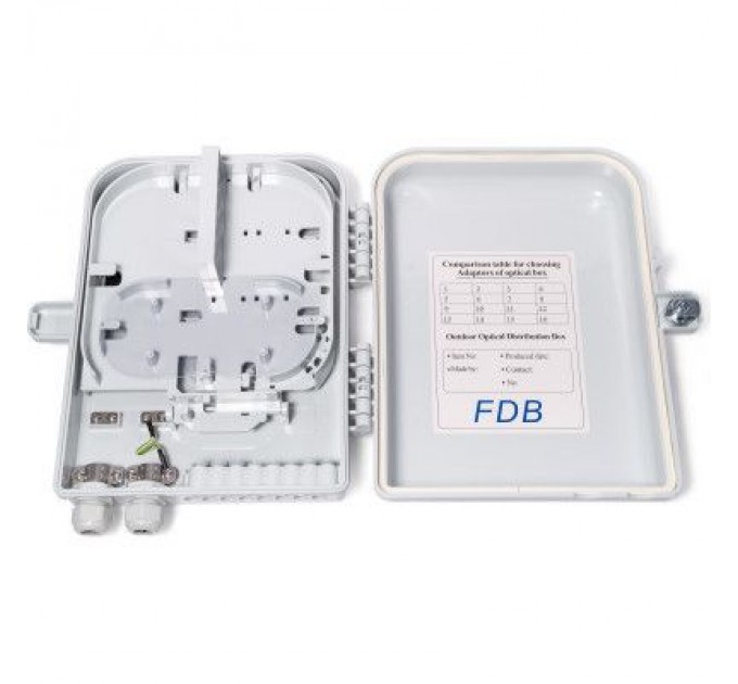 RCI Оптичний бокс RCI FOB-04-16 + касета для LGX подільника (max 1/16) (FOB-04-16)